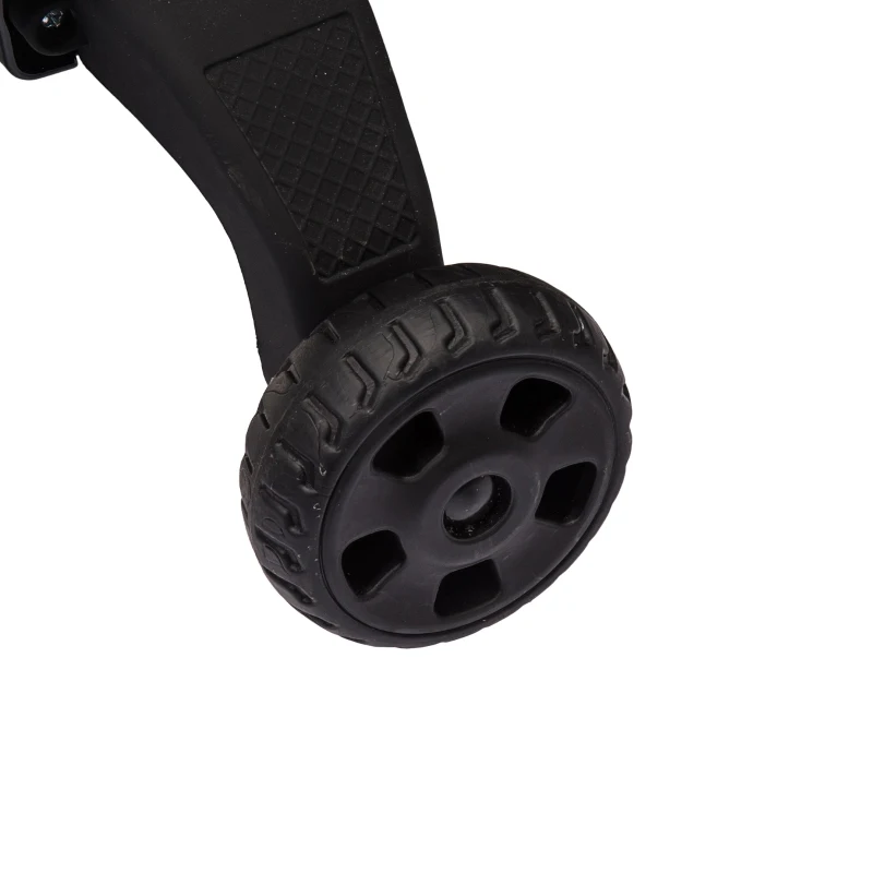 AIYAPLAY Moto Eléctrica Niños 12V Vespa PX150 Ruedas Auxiliares 2 Motores Suspensión Trasera Música Faros 3 km/h 3-6 Años Rojo