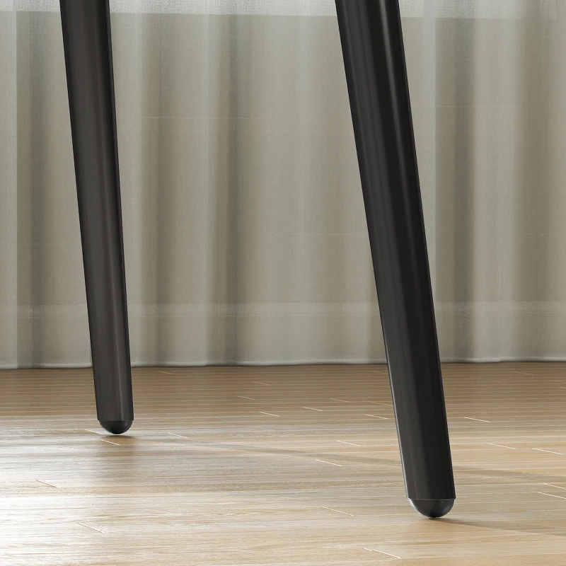 HOMCOM Mesa de Comedor Extensible Rectangular para 6 a 8 Personas, Mesa de Cocina 160-200 cm con Estantería, Marrón