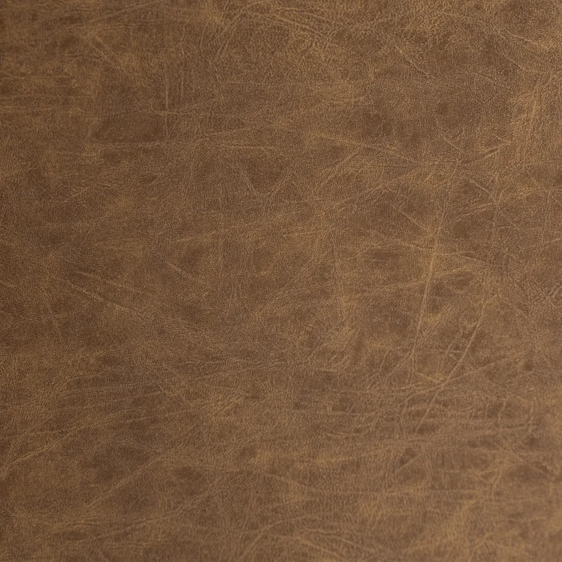 HOMCOM Sillón Relax Sofá Individual de PU Cojín de Asiento con Muelles Respaldo Acolchado Patas de Madera 72x76x80 cm Marrón