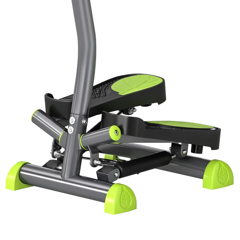 HOMCOM Stepper Fitness Swing Stepper met LCD-scherm tot 100 kg 55 x 44 x 108 cm