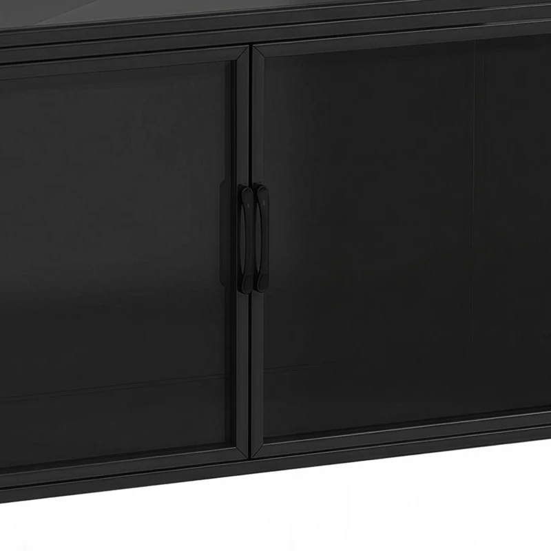 PawHut Cage Hamster 2-en-1 avec Armoire de Rangement pour Rongeur Hamster Syrien et Souris Acier et Acrylique Noir