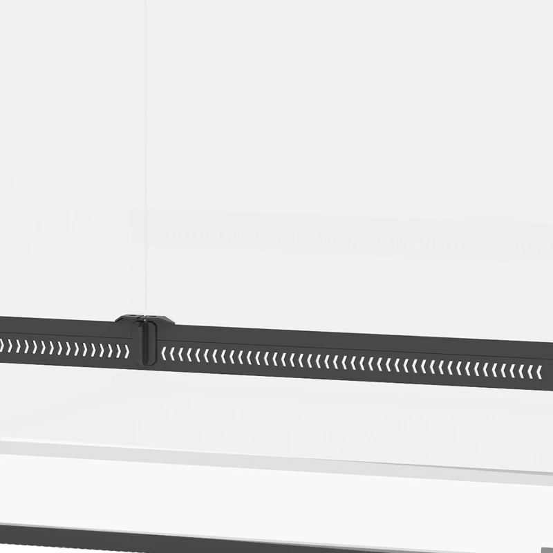 PawHut Glazen Terrarium voor Reptielen, verhoogde & waterdichte bodem, knopvergrendeling(m-10)