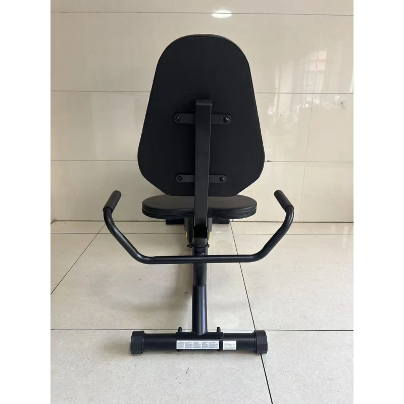 SPORTNOW Magnetisches Liegeergometer mit Rückenlehne und LCD-Monitor für Training