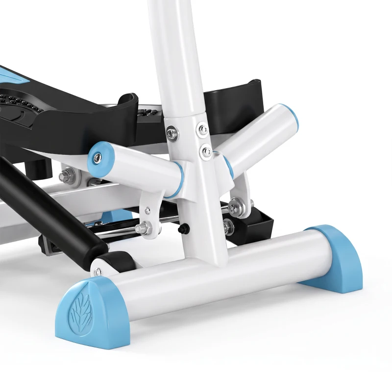 HOMCOM Stepper Fitnessapparaat, LCD-Monitor, Antislippedalen, Staal en ABS, 55x44x108 cm, tot 100 kg(m-12)