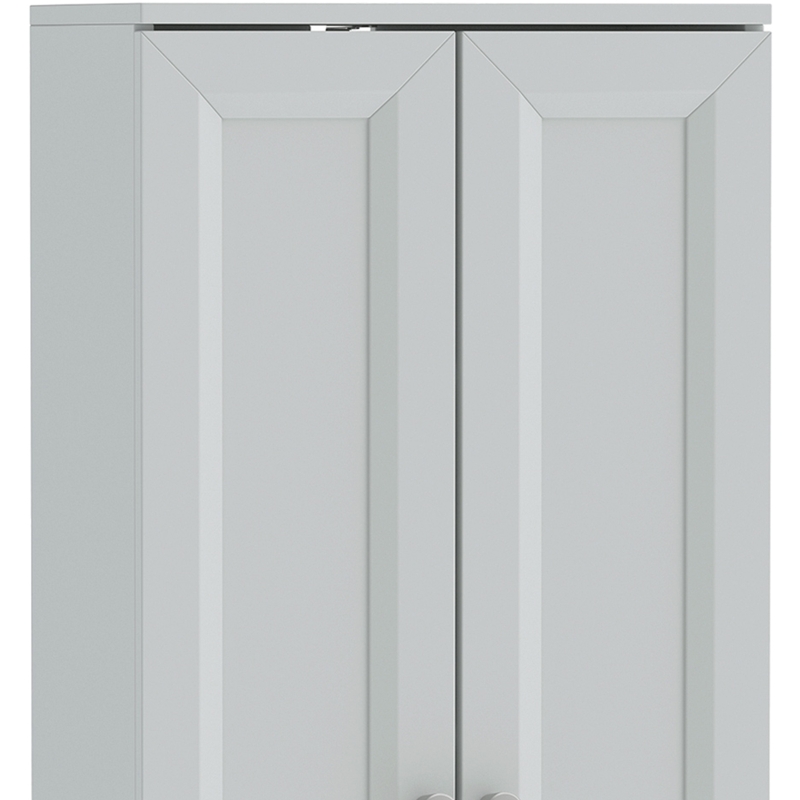HOMCOM Narrow Bathroom Cabinet, Slim Storage Cabinet with 2 Doors & 4 Tiers, Freestanding Narrow Cupboard