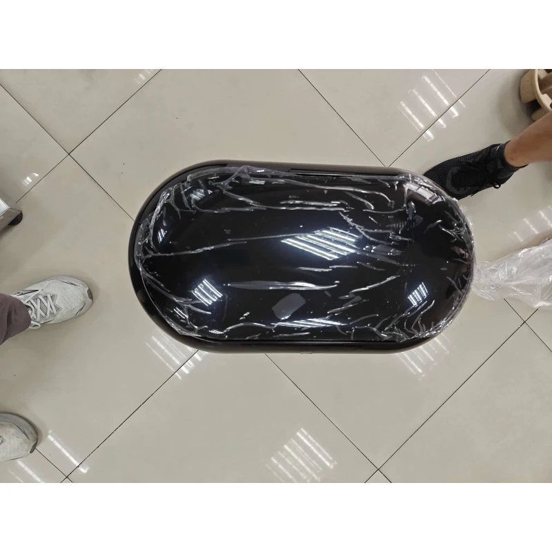 HOMCOM Poubelle automatique pour cuisine avec capteur de mouvement infrarouge, poubelle à capteur 50L en argent