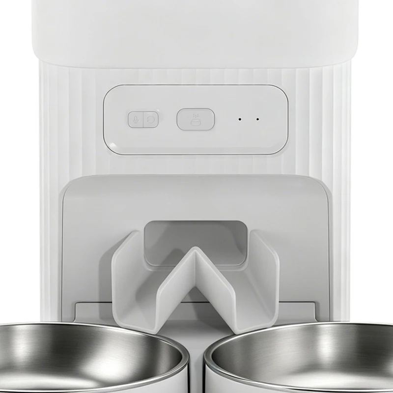 PawHut 7L Automatic Cat Feeder with App Control, 2.4G/5G WiFi, Timer, 15 Meals/Day, Dual Power, 10s Voice Recording, Anti-Clog