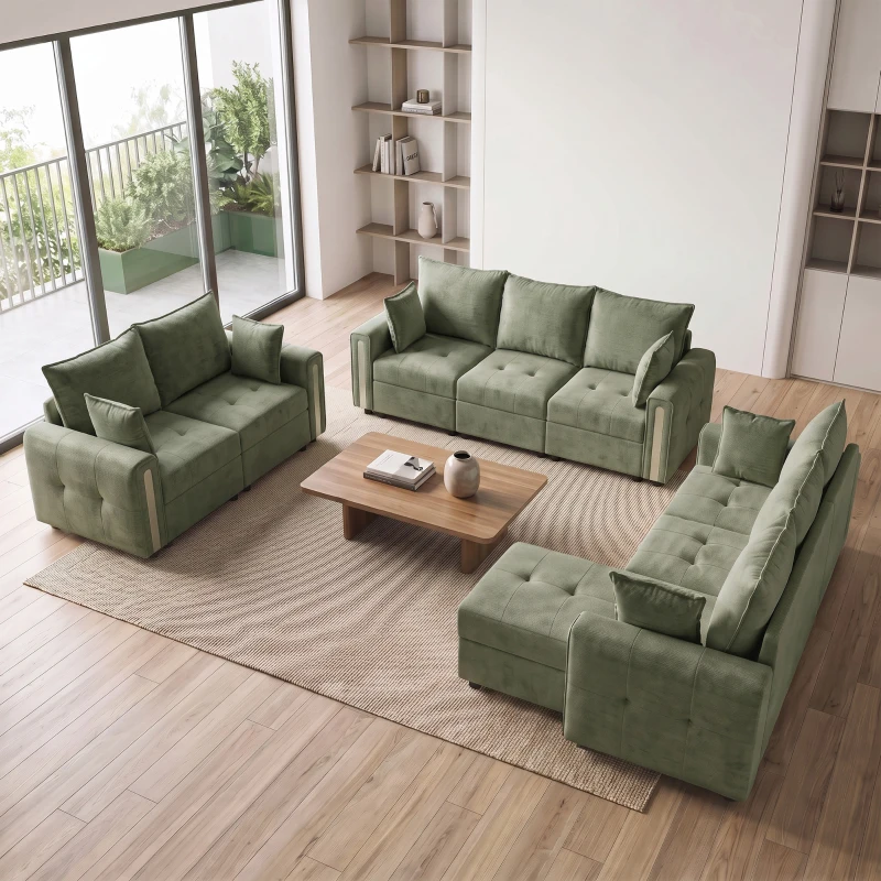 HOMCOM 2 Seater Sofa with Lift-Up Storage, 168 cm Comfy Velvet Small Couch with Wide Deep Seat, Plush Backrest, Thick Padding, 2 Pillows, Loveseat for Living Room, Home Office, Dark Green