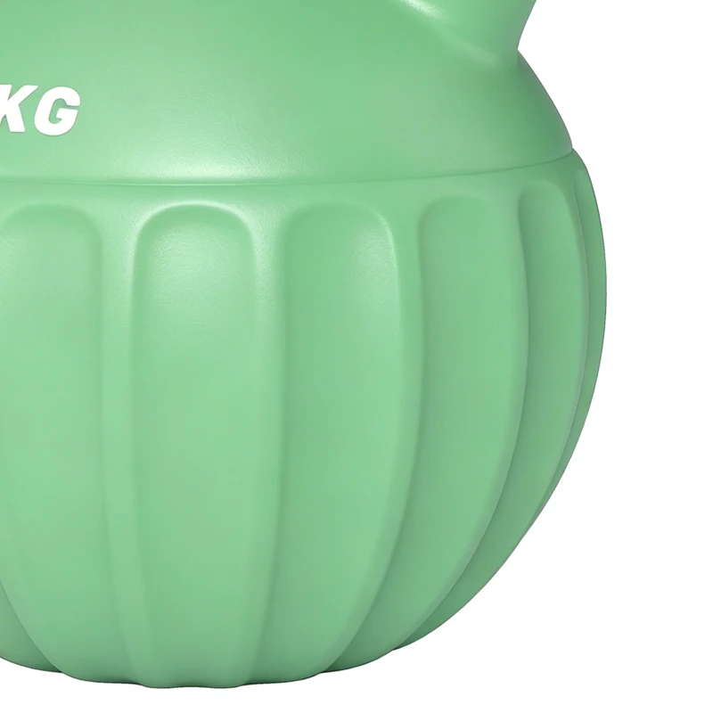 SPORTNOW Kettlebell for Strength Training Kettle Bell with Non-Slip Handle 6 kg Green