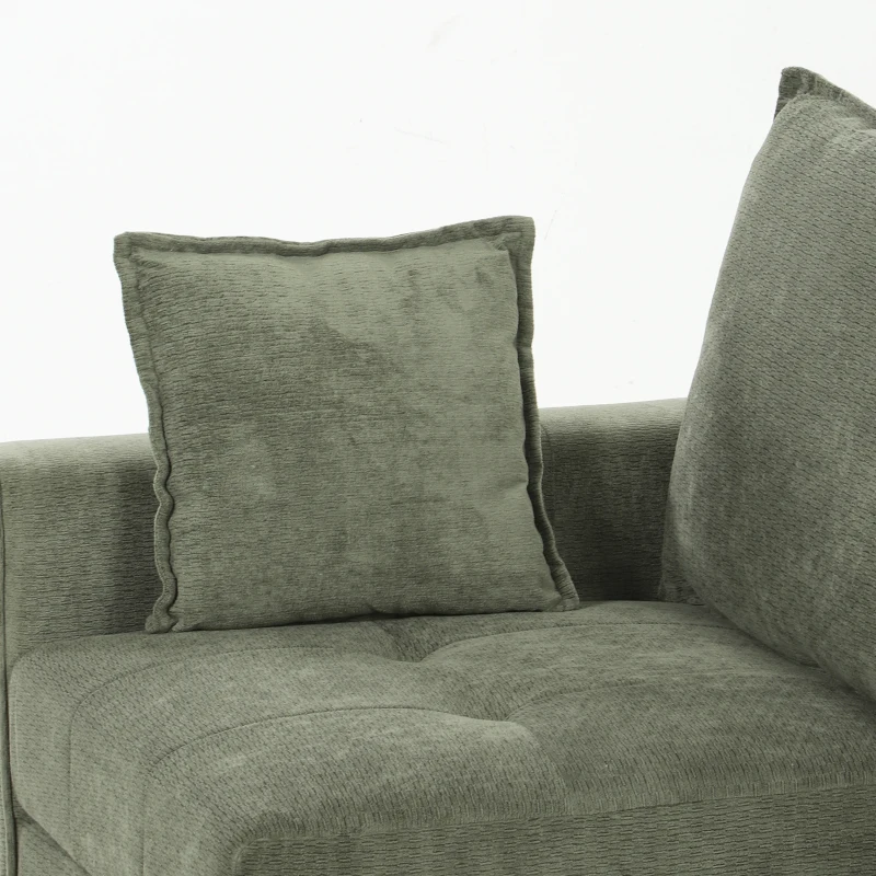 HOMCOM 3 Seater Sofa with Lift-Up Storage, 228cm Comfy Velvet Couch with Wide Deep Seat, Dark Green
