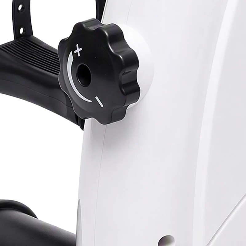 HOMCOM® mini bike fietstrainer fitnessapparaat hometrainer fitnessbike indoor sport bicycle exercise fitness LED-scherm (grijs / mini bike)