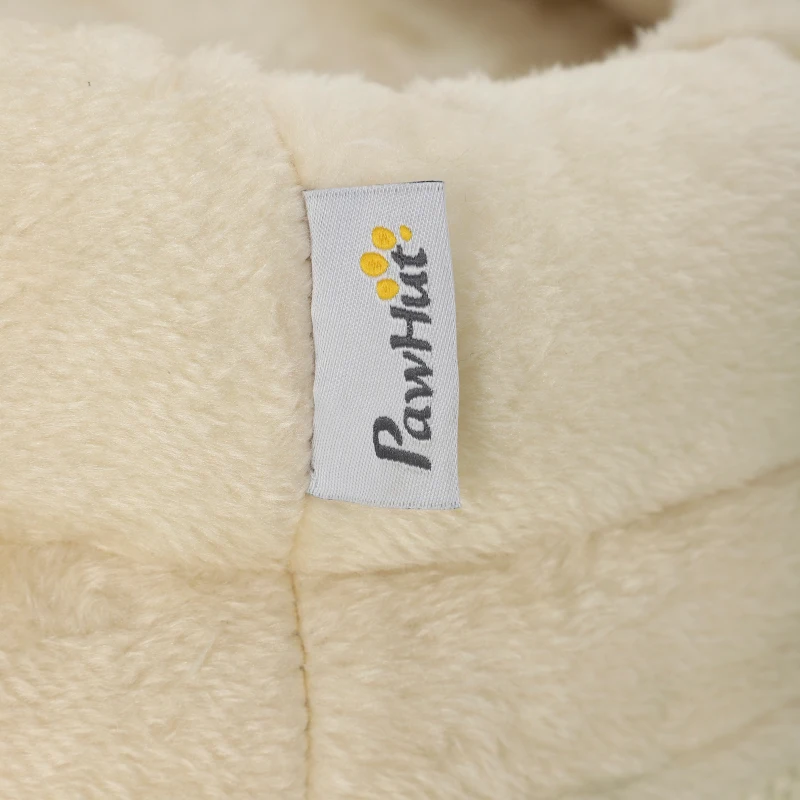 PawHut Krabton voor katten 75 cm hoog, Ø35 cm, 4-laags met 3 kattenholen, afneembaar wasbaar pluche bed en sisal kraboppervlak