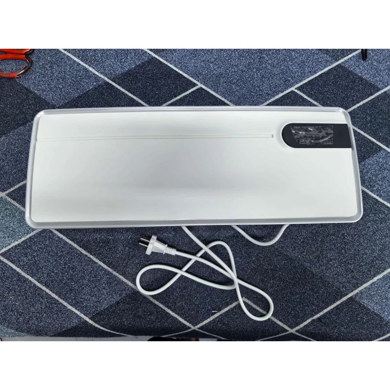 HOMCOM Aquecedor Elétrico Cerâmico de Parede 2000 W com Wi-Fi, 3 Modos, Ecrã LED, Temporizador e Comando à Distância, Branco