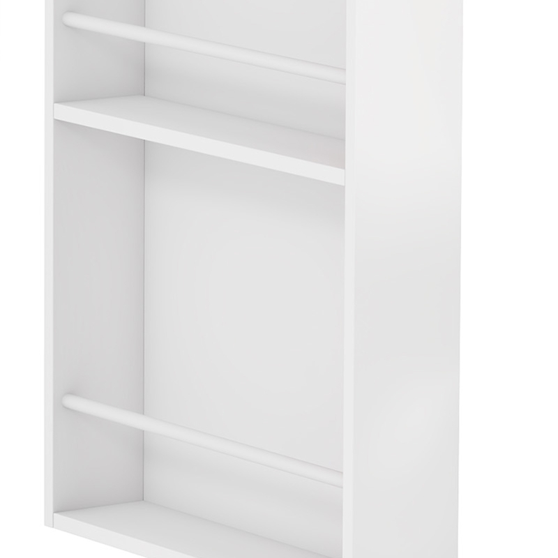 AIYAPLAY Bureau et Chaise pour Enfant 2 Pièces, Ensemble Table d'Activité avec Bibliothèque pour Dessin, Lecture et Jeux, Blanc