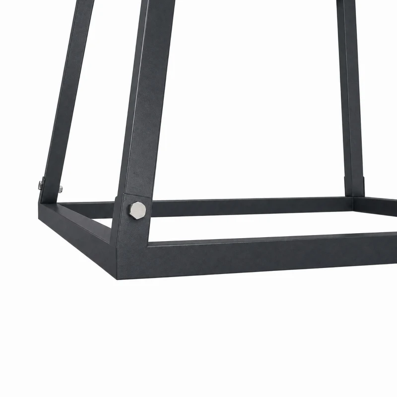SPORTNOW Plyo Box Set van 3 30,5/45,8/61 cm, stapelbare stalen sprongboxen tot 200 kg