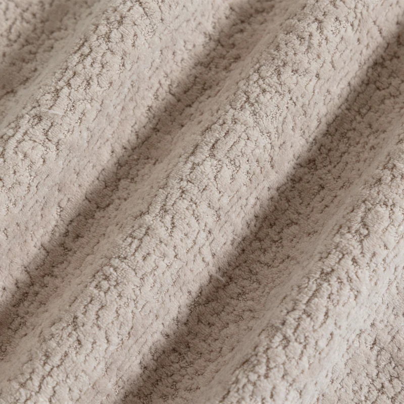 HOMCOM Canapé 3 Places Modulable 277 cm, Canapé Salon Compressé en Chenille Moderne, Assise Profonde, Accoudoirs Larges, Beige