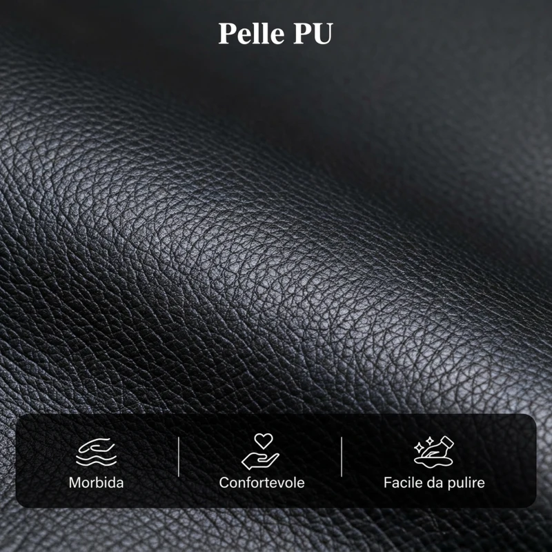 HOMCOM Poltrona Relax Massaggiante con Telecomando e 8 Programmi, Reclinazione e Poggiapiedi, 68x88x98cm, Nero