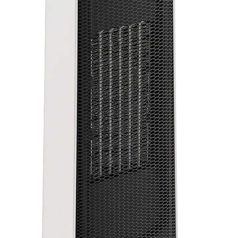 HOMCOM Portable Space Heater with Realistic Flame Effect, 2000W Ceramic Heater with Eco Mode, Adjustable Thermostat, Remote