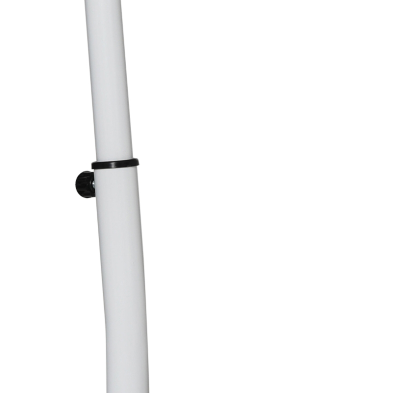 HOMCOM Stepper hometrainer voor thuis met LCD-scherm, instelbare snelheid, Metaal ABS, 55 x 53 x 118-128 cm