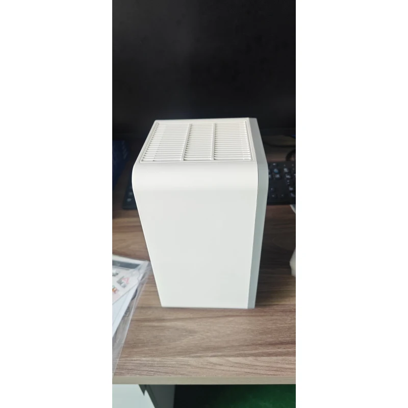 HOMCOM 400mL/Day Small Dehumidifier, RGB Mood Lights, Timer, LED Display, Dehumidifier for Home, Bedroom