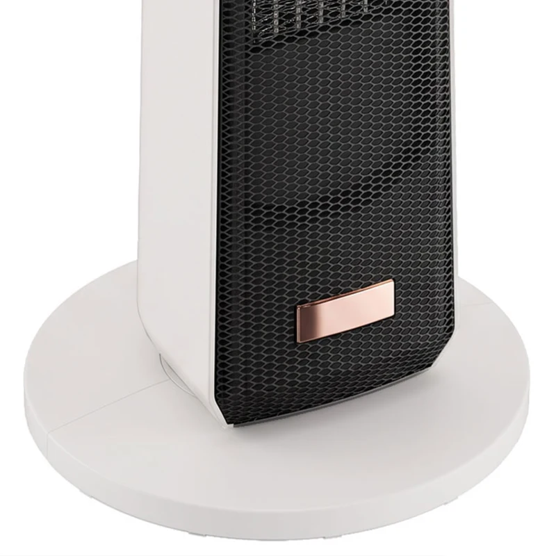 HOMCOM Portable Space Heater with Realistic Flame Effect, 2000W Ceramic Heater with Eco Mode, Adjustable Thermostat, Remote