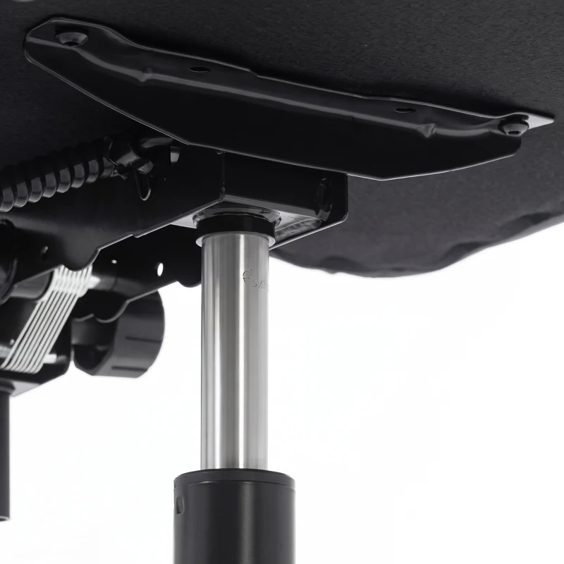 HOMCOM Cadeira Gamer Ergonômica com Almofada Lombar Massageadora Cadeira Gamer Reclinável em Couro Sintético Preto