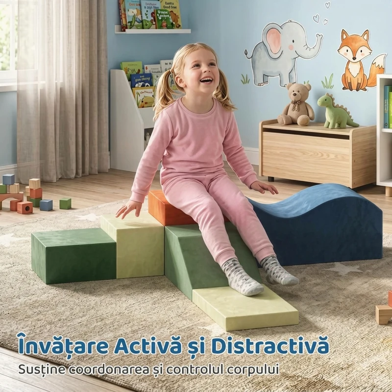 AIYAPLAY Set de 6 Jucării de Construcție Macabre pentru Copii, Hârtie Pergament