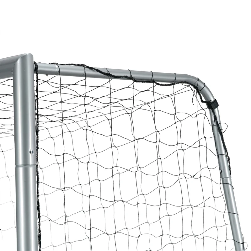 SPORTNOW Plasa de fotbal pentru gradina cu tarusi de sol