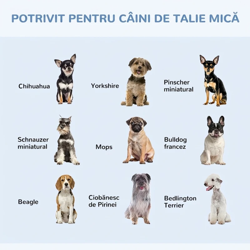 PawHut Cușcă Metalică pentru Câini, Pliabilă, cu 2 Uși și Încuietori de Siguranță, Ideală pentru Transport Auto sau Dresaj în Casă, 76x46x52 cm