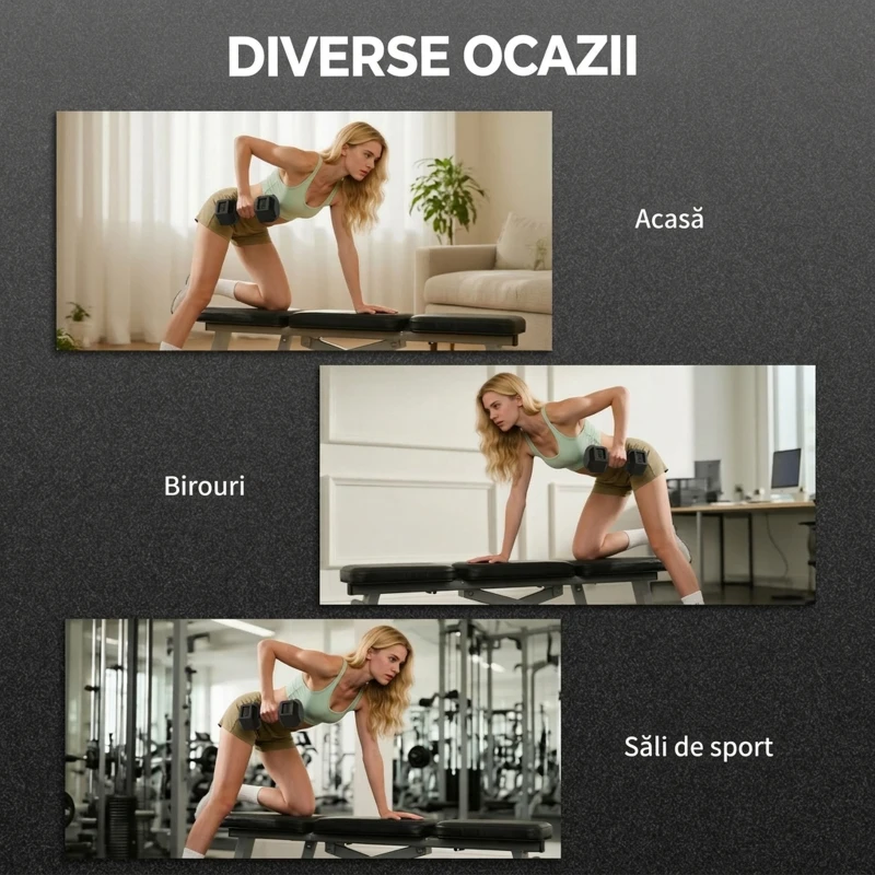 HOMCOM 2x15KG Gantere Hexagonale din Cauciuc Greutăți Portabile pentru Acasă
