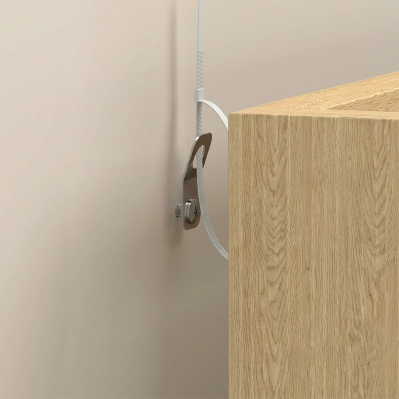HOMCOM Smalle schoenenkast met klepdesign en 3 vakken, lichtbruin