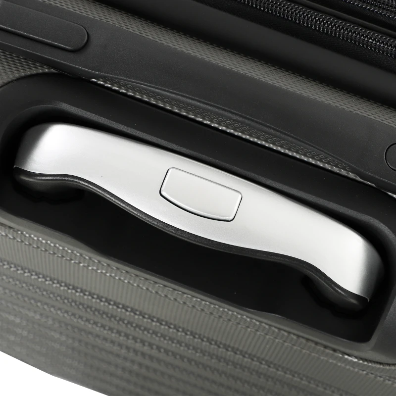 HOMCOM Kofferset, in elkaar opbergbare reiskoffers met TSA-slot en 360°-wielen, 20/24/28 inch, donkergrijs