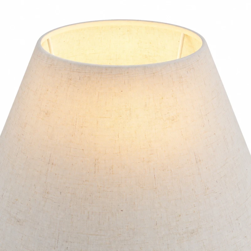HOMCOM Tafellamp, vintage nachtlamp met keramische voet, linnen kap en E27-fitting