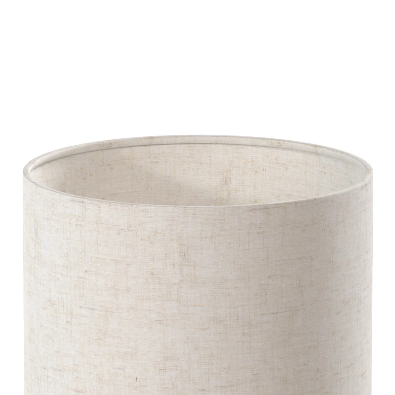 HOMCOM Vintage tafellamp E27 met stoffen kap en snoerschakelaar, 48 cm, beige