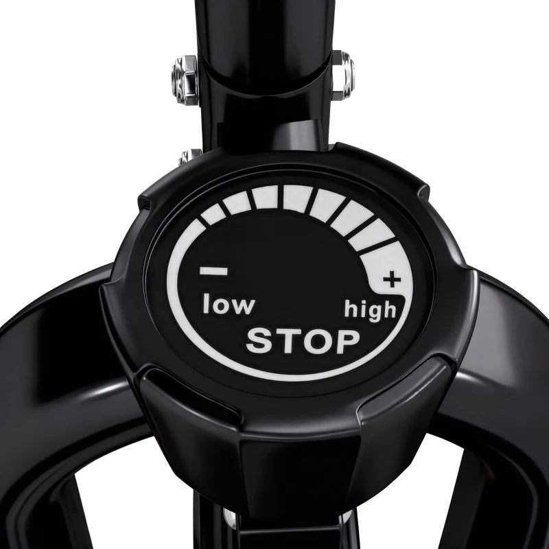 SPORTNOW 2 in 1 Elliptical Cross Trainer for Home with Adjustable Resistance & Seat, Bluetooth App, LCD Monitor, Wheels