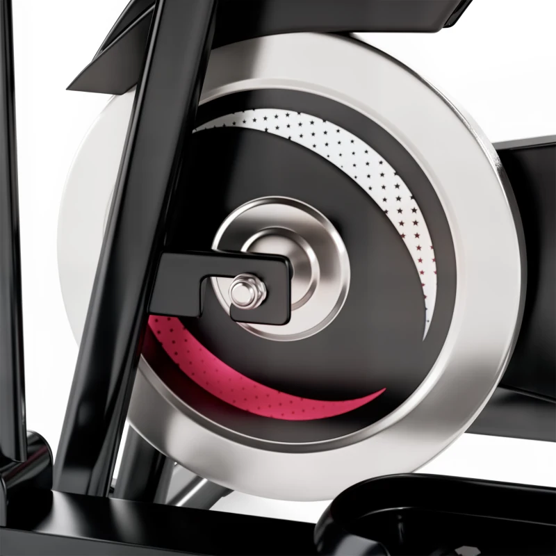 SPORTNOW 2 in 1 Elliptical Cross Trainer for Home with Adjustable Resistance & Seat, Bluetooth App, LCD Monitor, Wheels