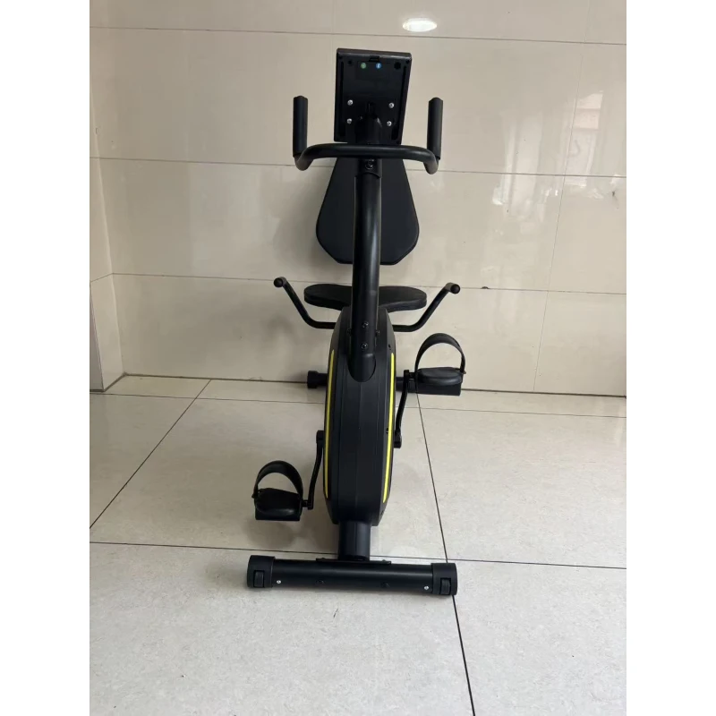 SPORTNOW Recumbent Exercise Bike for Home, Indoor Stationary Bike for Seniors with App Connectivity, 0-100% Magnetic Resistance