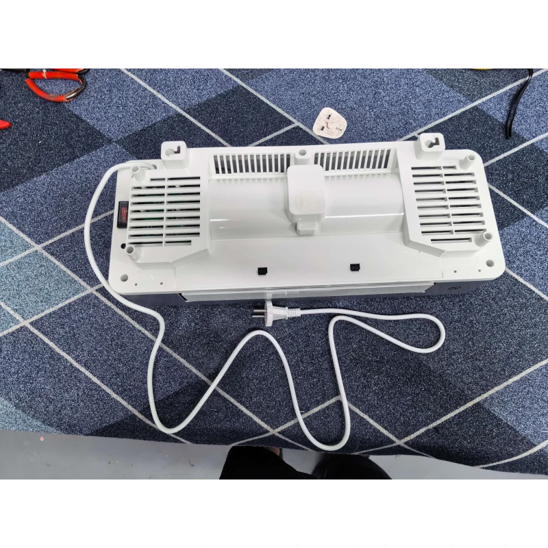 HOMCOM Aquecedor Elétrico Cerâmico de Parede 2000 W com Wi-Fi, 3 Modos, Ecrã LED, Temporizador e Comando à Distância, Branco