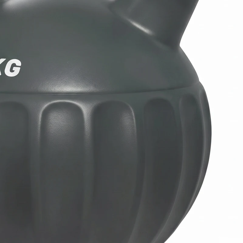 SPORTNOW Kettlebell for Strength Training Kettle Bell with Non-Slip Handle 8 kg Grey