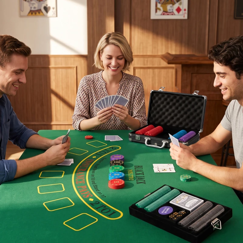 SPORTNOW Mallette de Poker 500 Jetons 5 Valeurs, 2 Jeux de Cartes, Tapis de Jeu, Bouton Dealer, Blind, Alu, 31x17x11,5cm, Noir