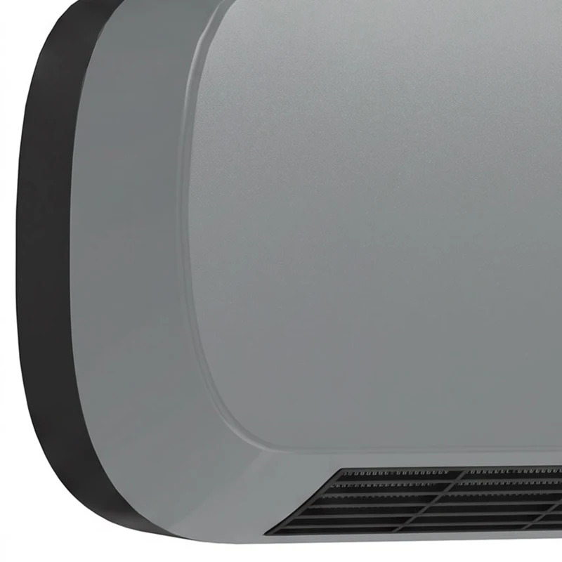 HOMCOM 2000W Ceramic Heater, Wall Mounted Space Heater with 3 Heat Settings, Adjustable Thermostat, Remote Control, Grey