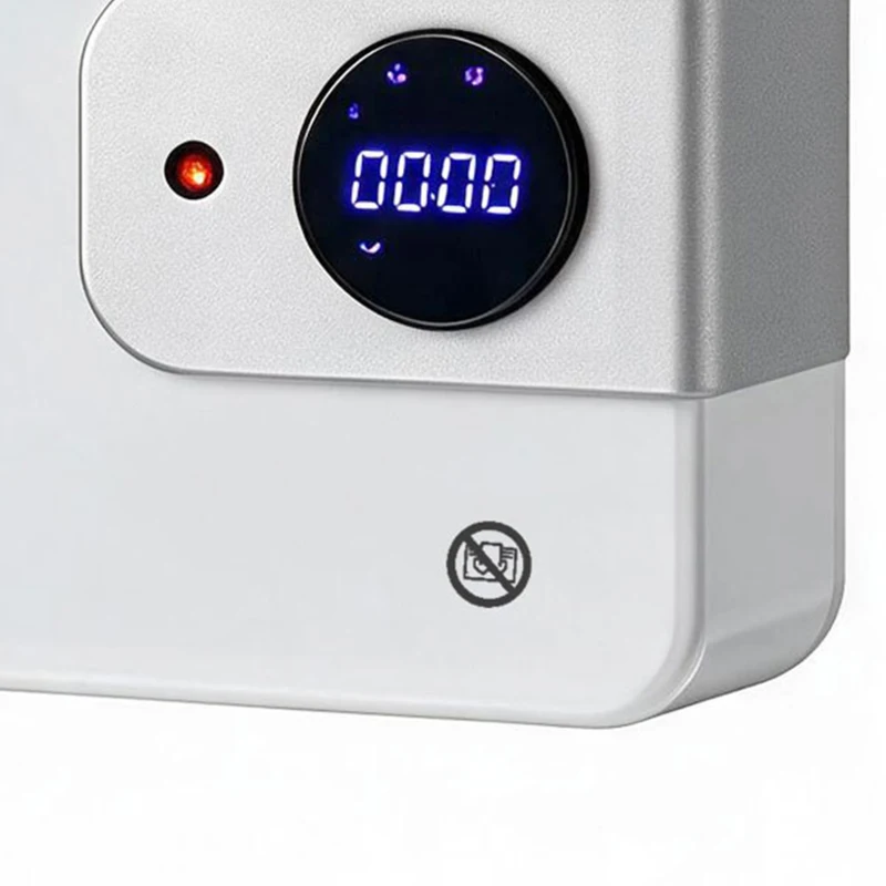 HOMCOM Radiateur Soufflant Mural Radiateur Électrique 2000W en Céramique PTC Oscillation WiFi Thermostat 54x12,5x18,7cm Blanc