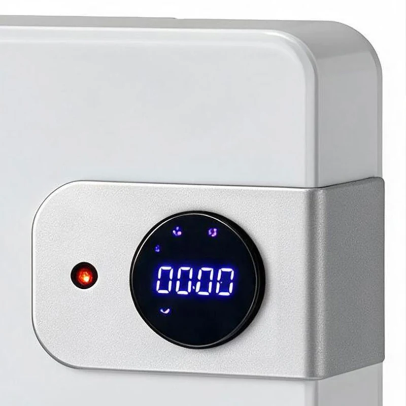 HOMCOM Radiateur Soufflant Mural Radiateur Électrique 2000W en Céramique PTC Oscillation WiFi Thermostat 54x12,5x18,7cm Blanc
