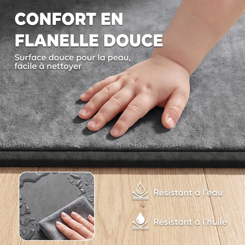 AIYAPLAY Tapis de Jeu pour Enfants 180 x 150 cm, Tapis de Chambre d'Enfant en Mousse, Épaisseur 3 cm, Base Antidérapante