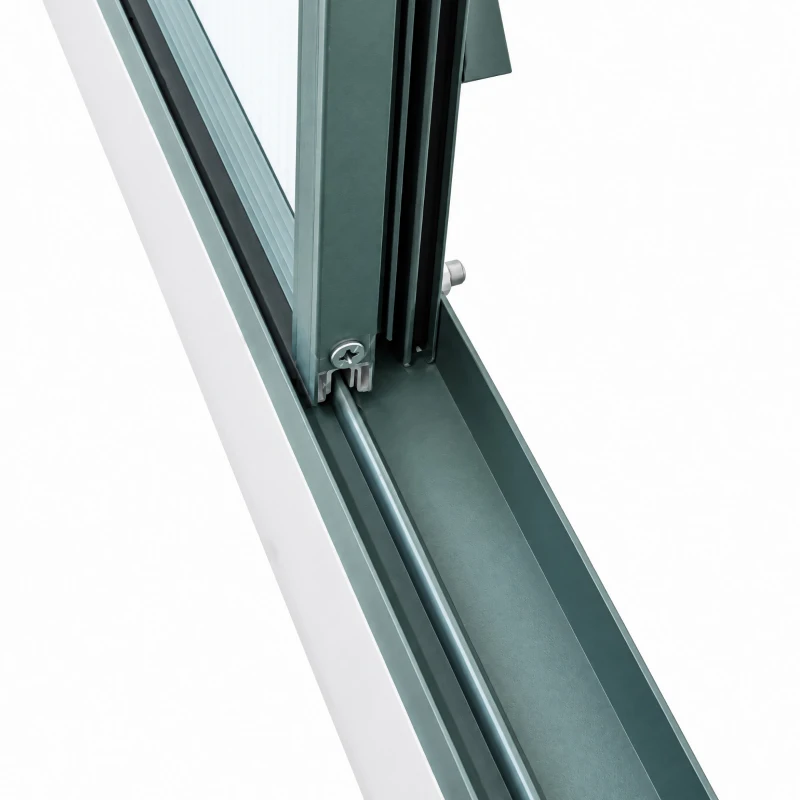 Outsunny Sera din aluminiu kit si policarbonat cu ventilatie, 190 x 375cm, Verde