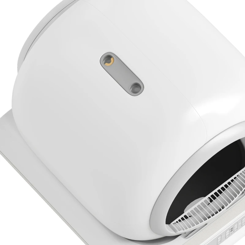 PawHut Self Cleaning Cat Litter Tray, Automatic Cat Litter Tray w/ APP Control, 65L Extra Large Capacity, 9L Waste Bin