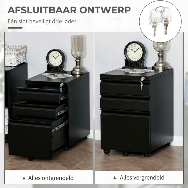 Vinsetto Whiteboard Magneetbord met 4 stiften, 6 magneten, 1 spons, 1 opbergvak, wandmontage, gemakkelijk af te vegen, 90 x 60 cm