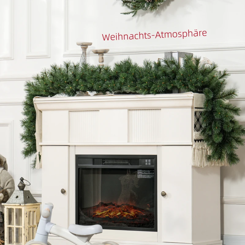 HOMCOM 1,8 m Kunstmatige Kerstslinger met 160 Tips Groen