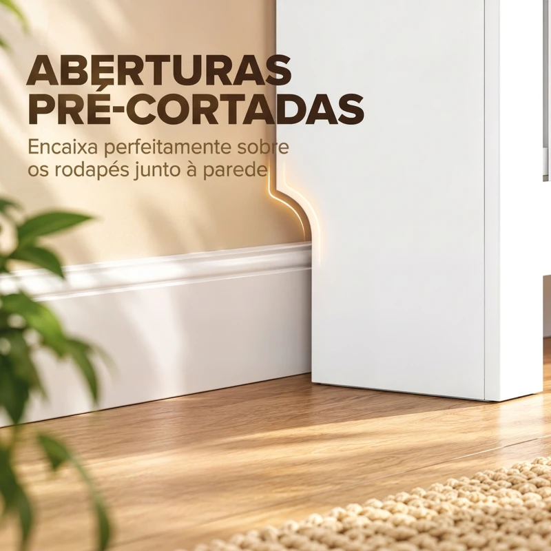 HOMCOM Cobre-radiador com Design Ripado, Estante de 3 Níveis, 78x19x165 cm, Branco e Carvalho