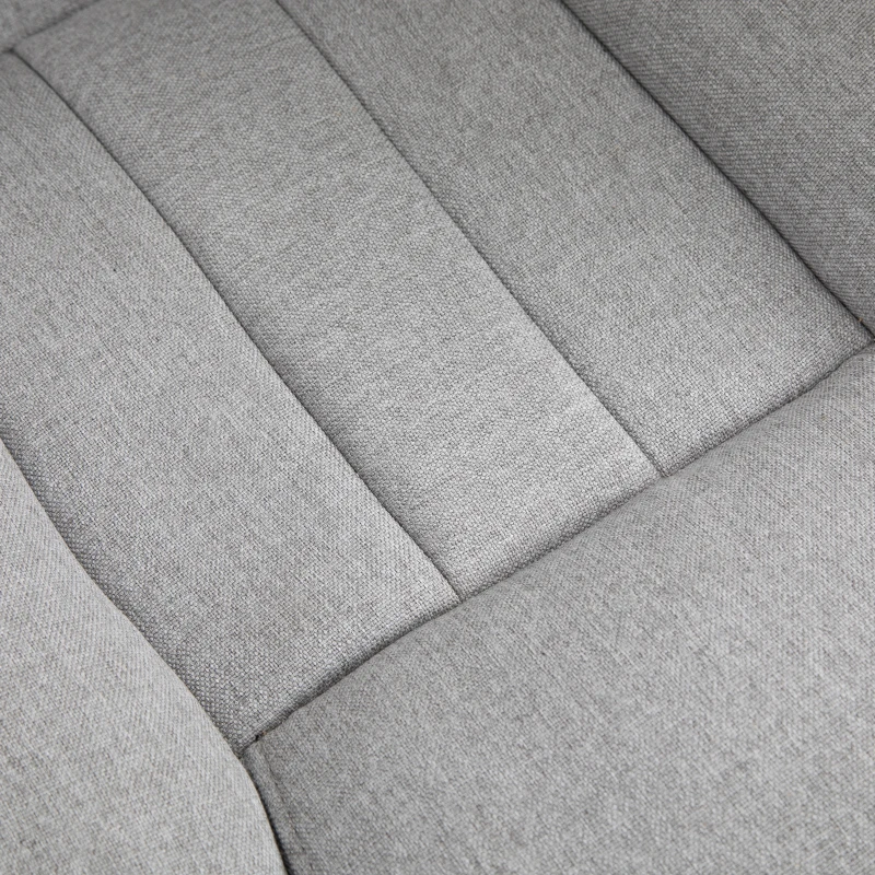 Vinsetto massagestoel, bureaustoel, gamestoel, polyester, schuimstof, nylon, grijs, 66 x 63 x 107-115 cm